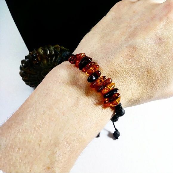 Macreme Amber Choker Set - Picture 5 of 5